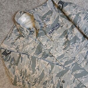 US Air Force ABU Digital Tiger Stripe Camo Utility Jacket Coat 38S